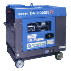 デンヨーDA-3100SSEIV：防音型インバータディーゼル発電機 エコベース