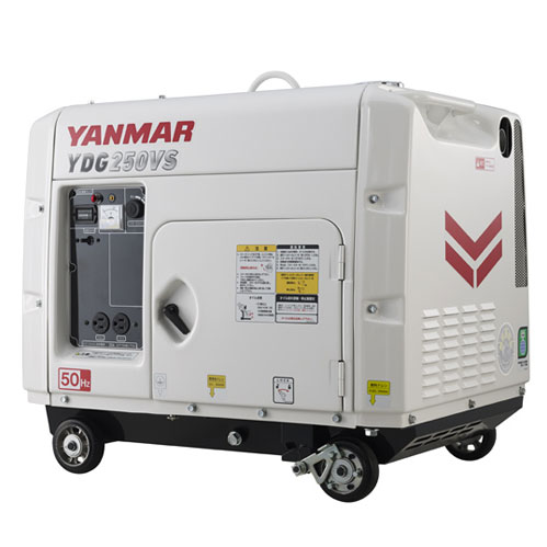 ヤンマーYDG250VS-6E-W：空冷ディーゼル発電機（白色）